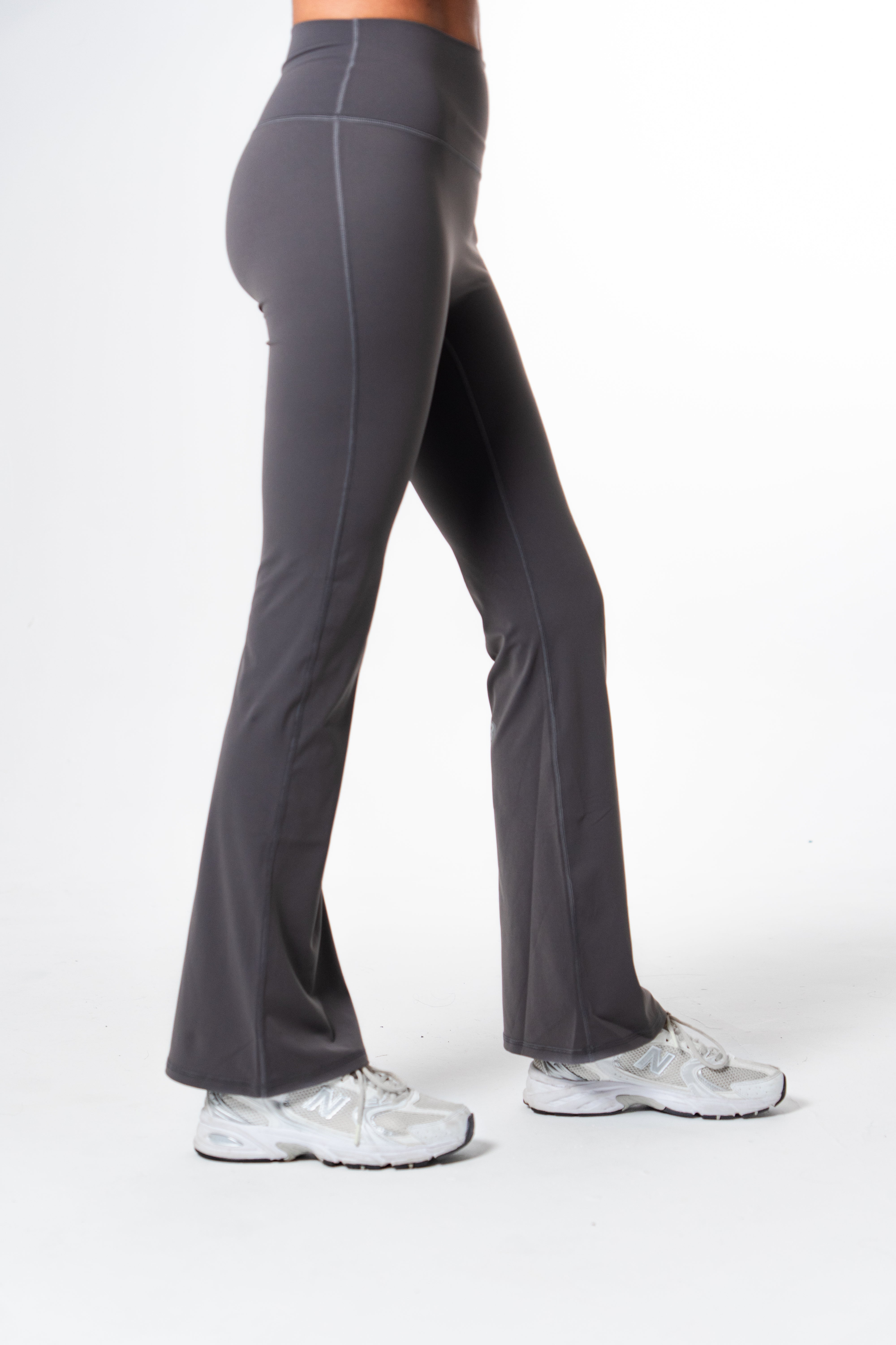 Silver Aura flared leggings